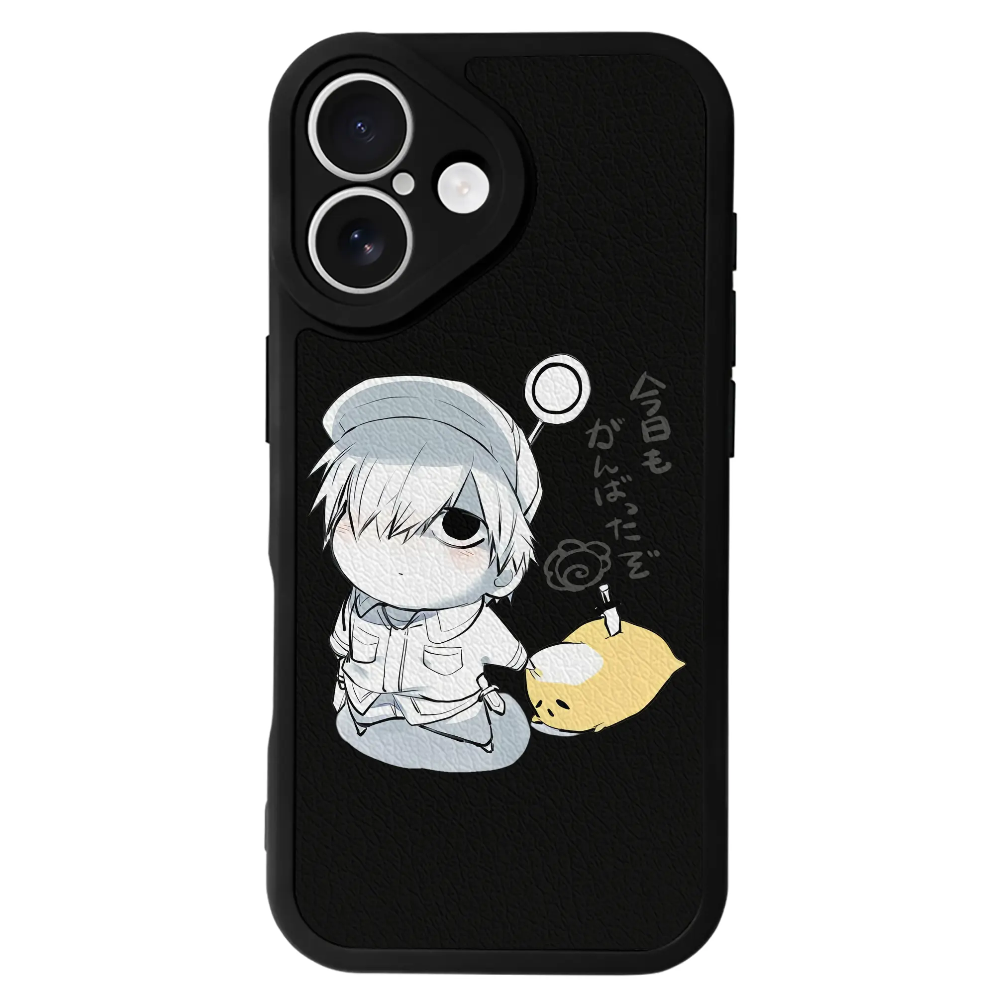 はたらく細胞 グッズ,白血球 - IPhone 16シリーズ対応 ・ シリコンスマホケース ・ レザー調 ・ 高精度フィット ・ 耐衝撃 ・ ワイヤレス充電対応 ・ 精密カット